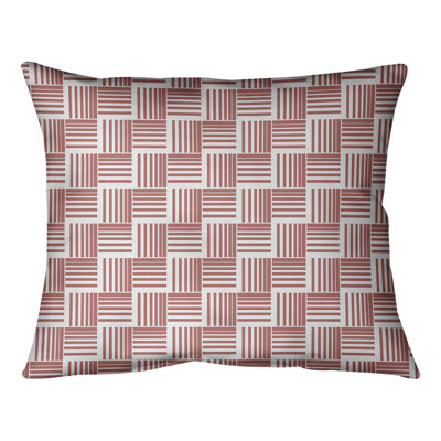 Coussin lombaire à rayures classiques Baskettressées