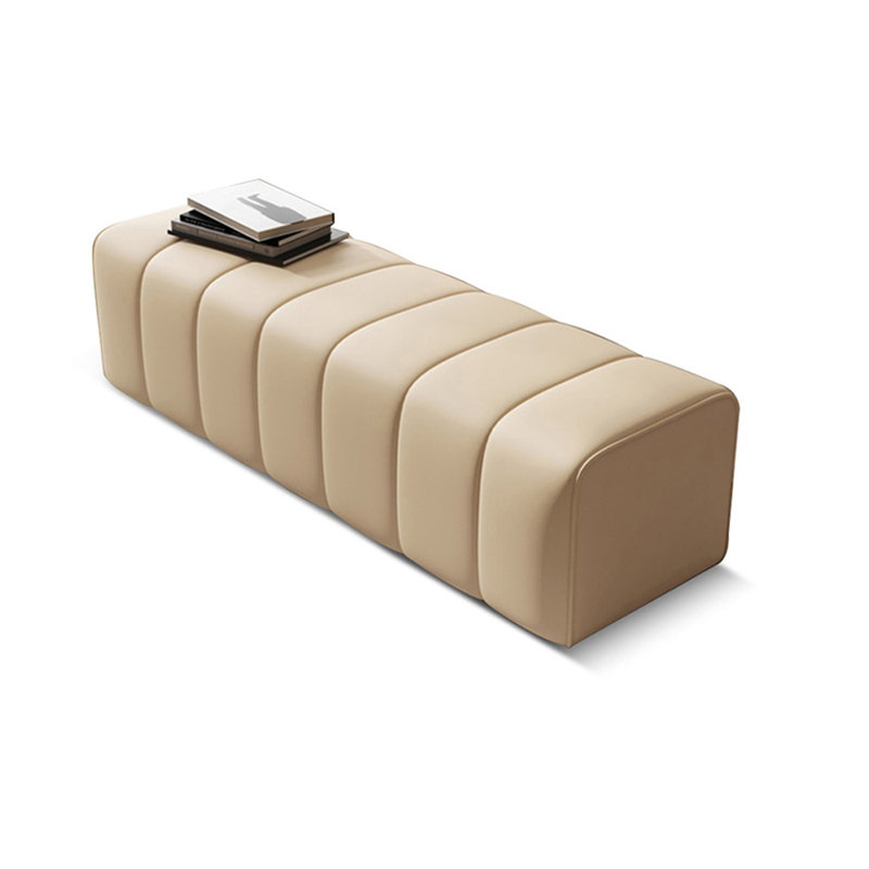 Banc avec revêtement, Champange, H 15,75 po x l 55,12 po x P 15,75 po