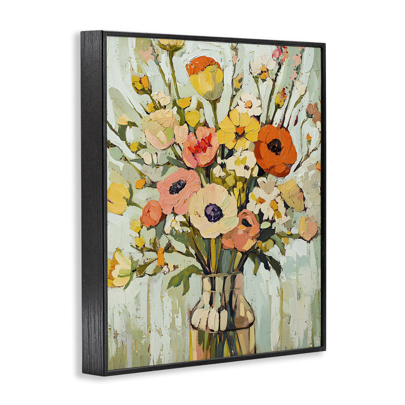 «Painterly Bouquet Arrangement», estampe numérique, design par Franklyn Gregory, H 14 po x l 11 po