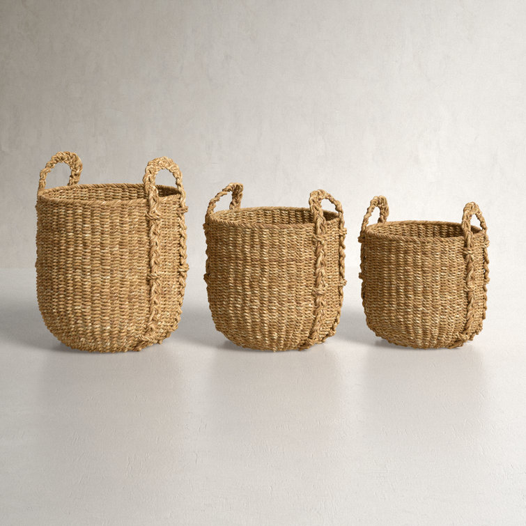 Maya Rattan Nesting Baskets - Set of 2