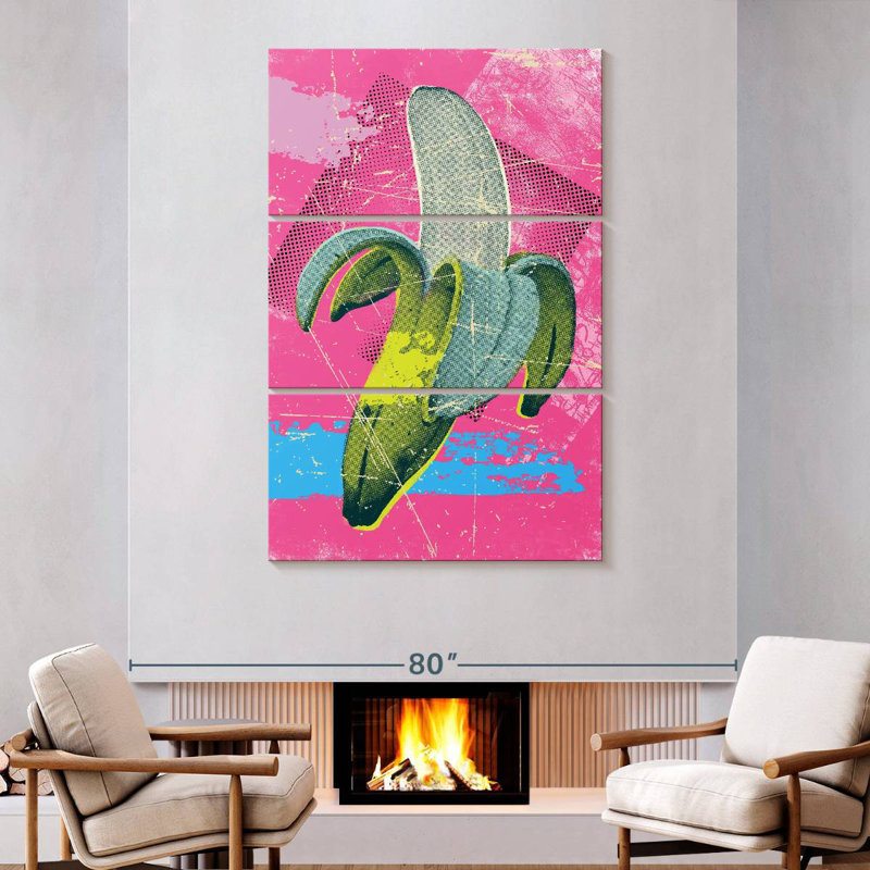Banana Peel, 74" H x 48" W