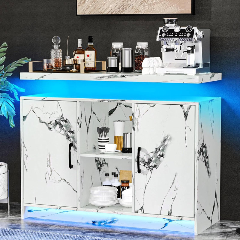 Buffet 40 po Cuzzocrea, Marbre blanc