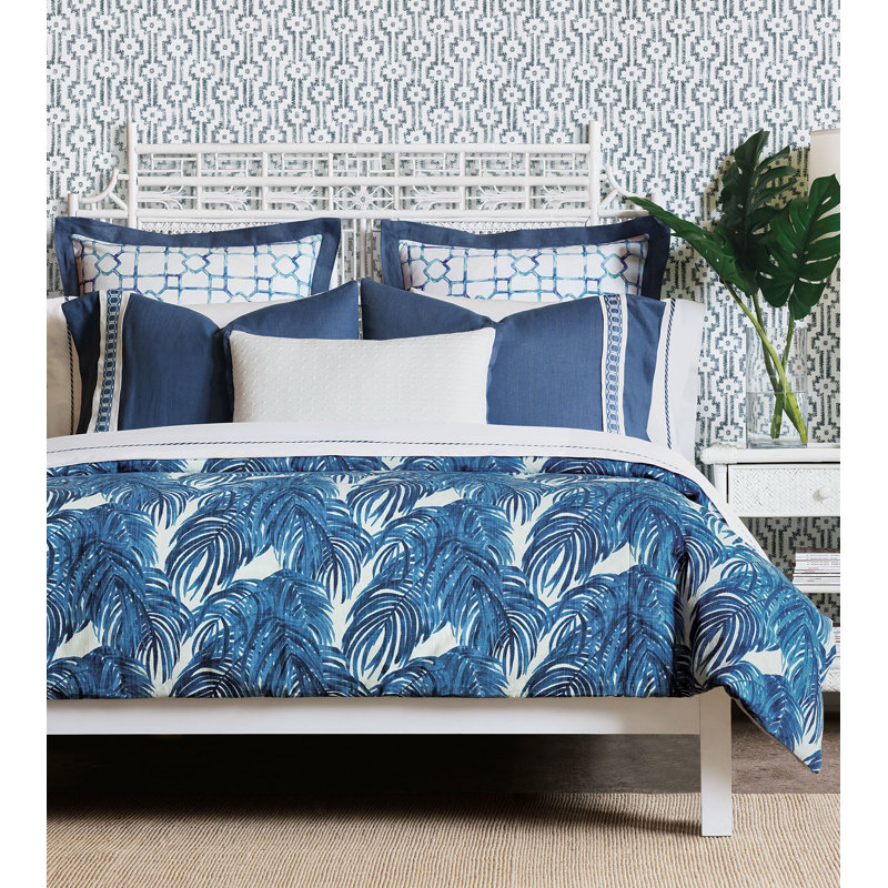Édredon floral en coton Malia, Édredon simple