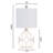 Blythe 19" Modern Forged Iron Table Lamp with Rotary Switch and Linen Shade-1484928937