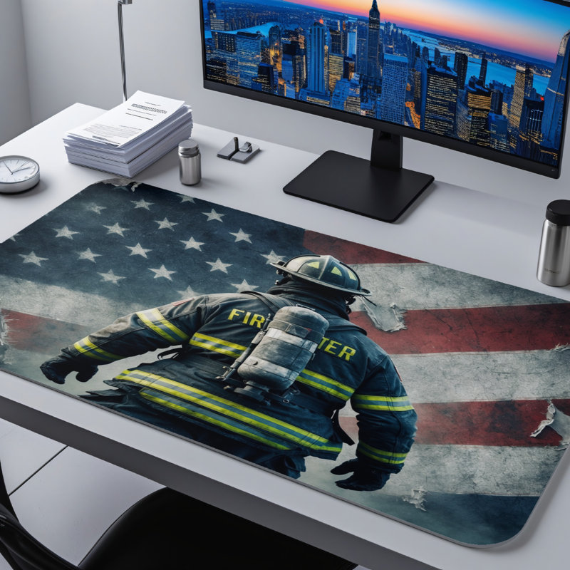 Polyester Desk Pad, 14.4x12.1