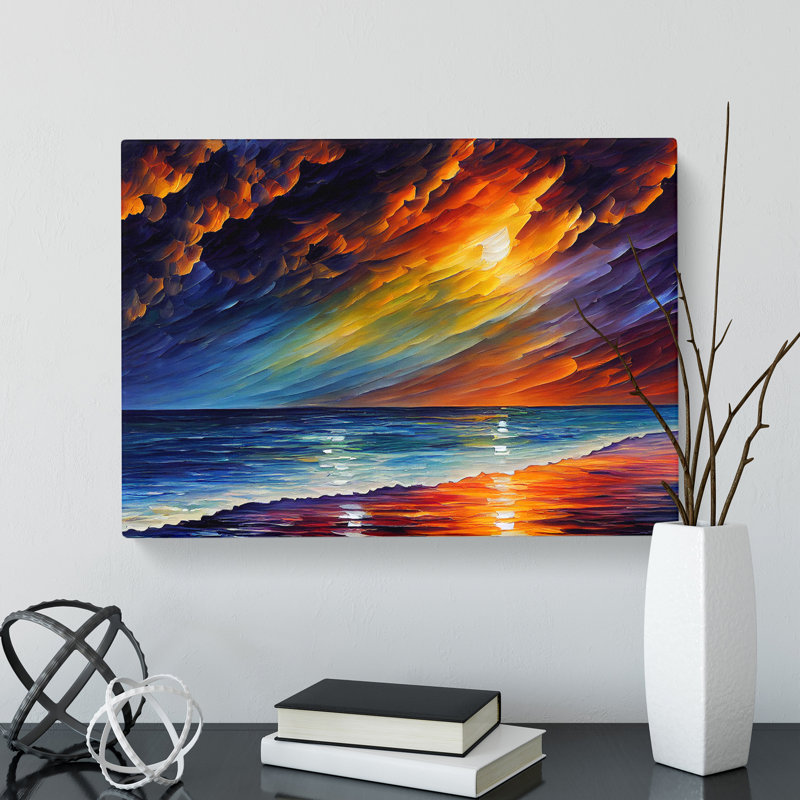 Dazzling Ocean Beach Vol.3 - Wrapped Canvas, 35cm H x 50cm W x 3cm D