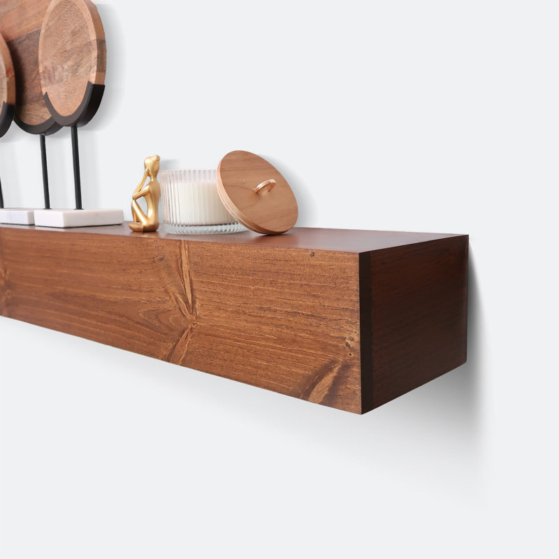 Croll Modern Fireplace Mantel, 48", Provincial