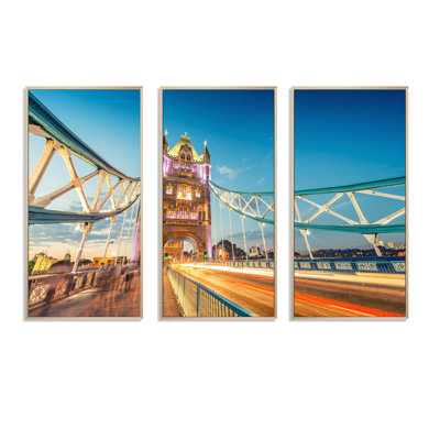 Beautiful View Of Tower Bridge London " Beautiful View Of Tower Bridge London " 3 - Pieces