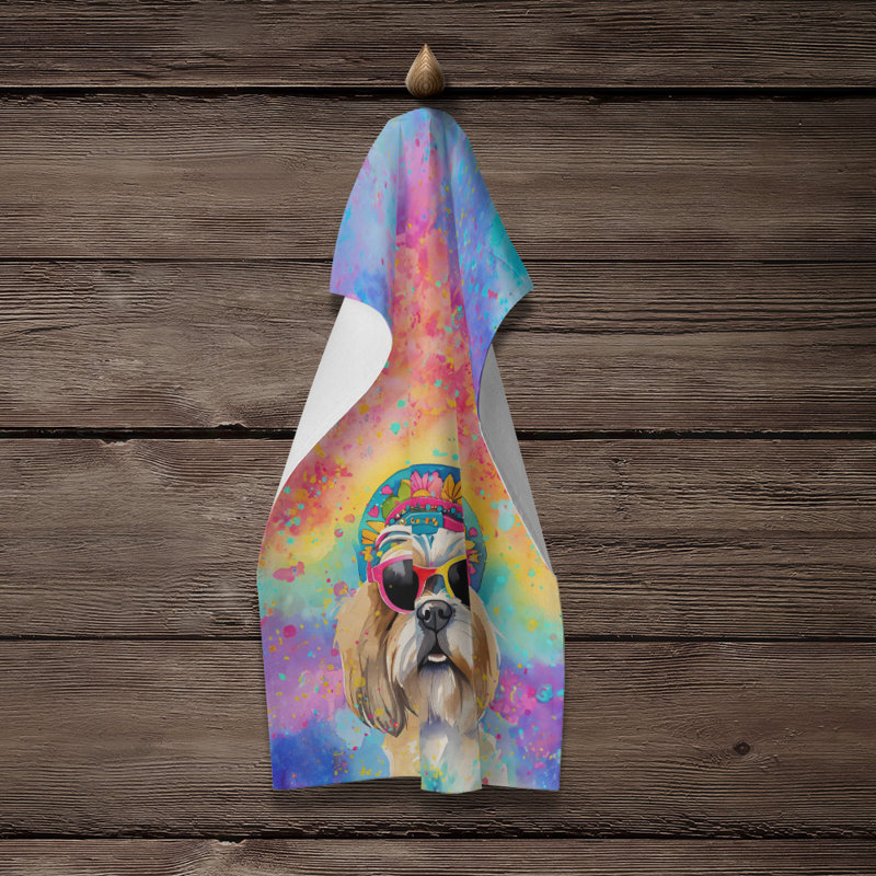Serviette de cuisine Shih Tzu Hippie Dawg