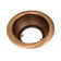 6 In. Bronze Recessed Baffle Trim With 1/2 In. Trim Ring