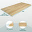 Comptoir Acacia Live Edge Butcher Block, plateau de table en bois massif de 1,5 po d'épaisseur-1722785747-1722785750