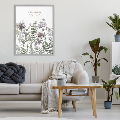 «Be Still and Know Botanicals», estampe numérique, conception de Cindy Jacobs