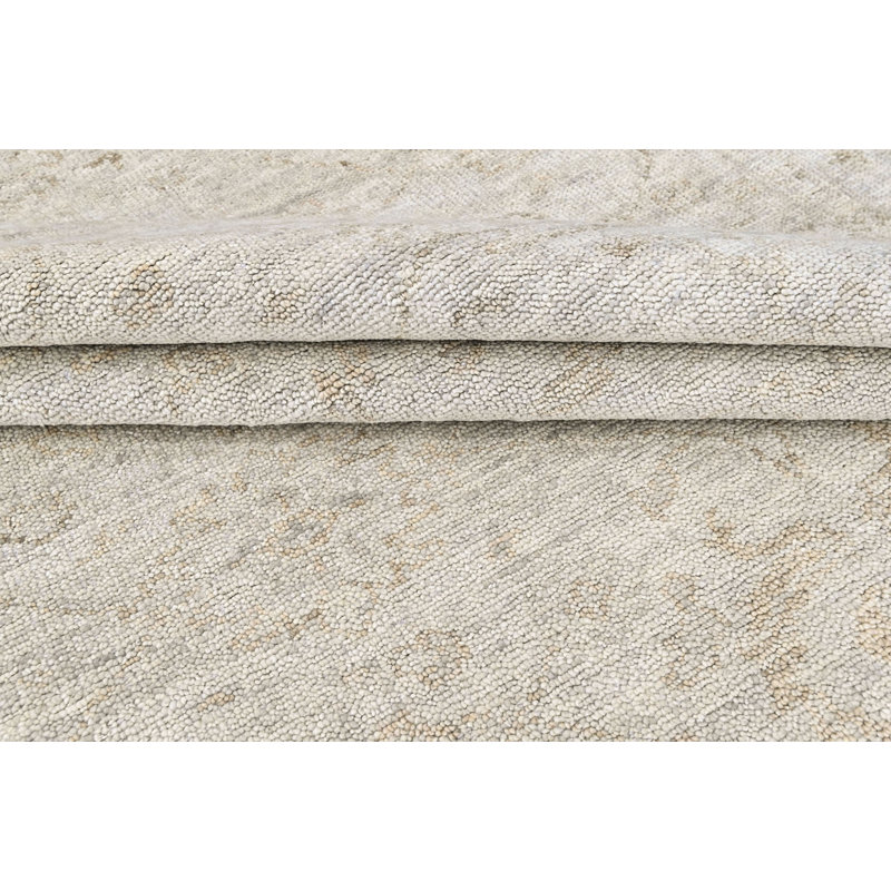 Tapis transitionnel gris Oushak 8 x 10