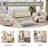 Destrier 3 - Piece Faux Leather Living Room Set-1048214486