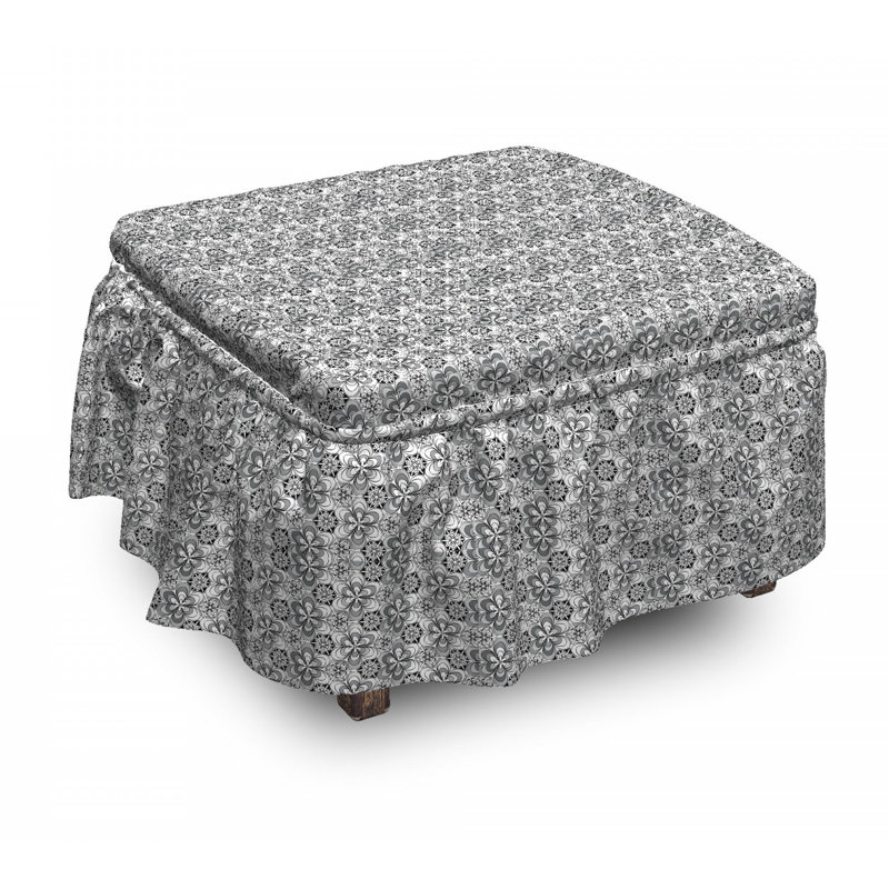Housse pour repose-pieds de jardin sketch