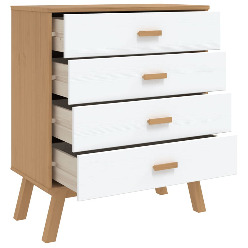 Marixza Accent Chest, Brown/White