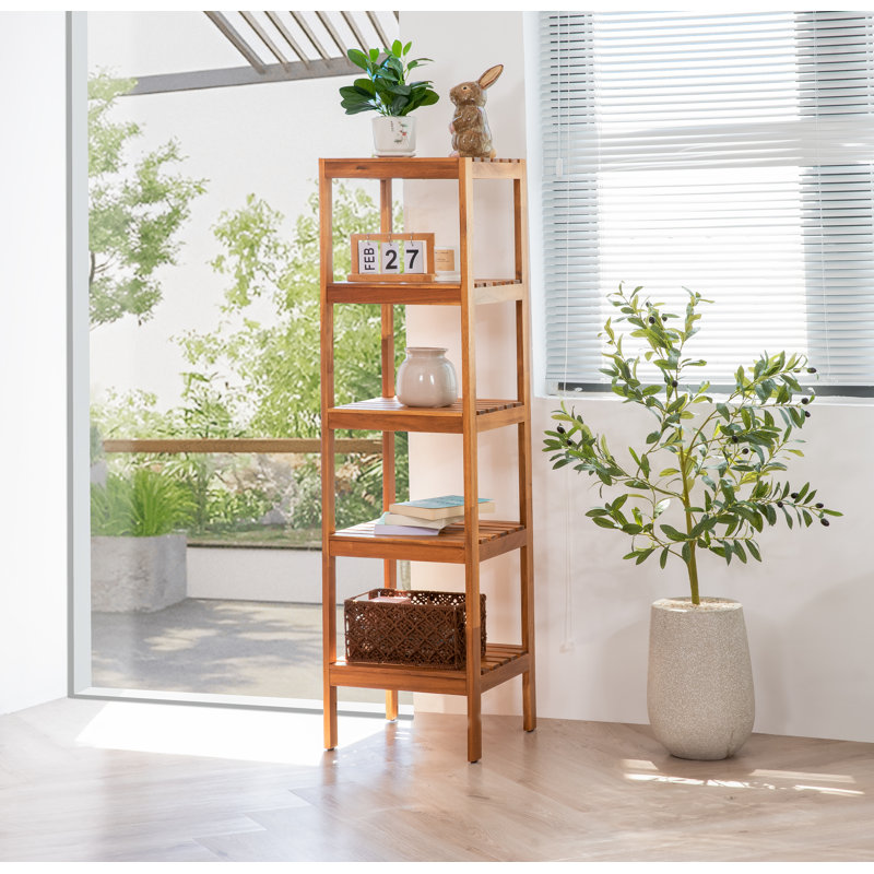 37.1cm W Solid Wood Storage Rack