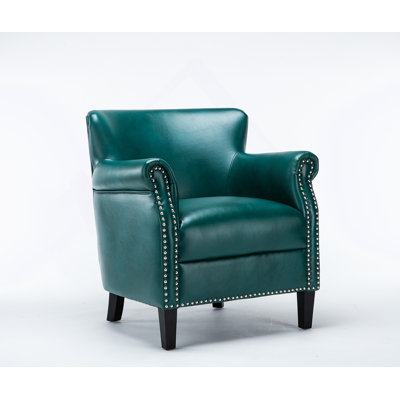 Fauteuil club bleu sarcelle
