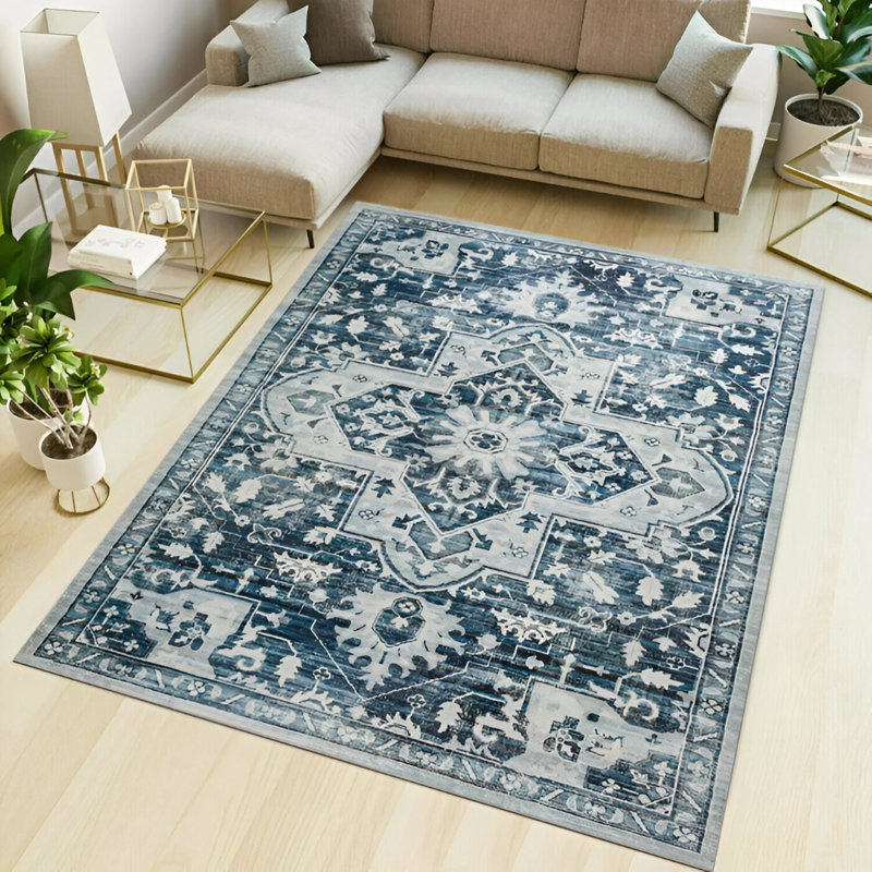 Bella Vintage Look Shag Area Rug, Rectangle 120 x 170cm