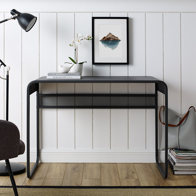 Summertown Writing Desk, Gunmetal Grey