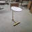 Dashown Coffee Table, C-shaped Side Table, C Shaped End Table