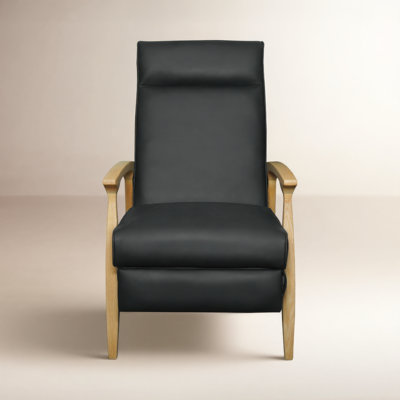 Piedmont 26" Genuine Leather Manual Recliner
