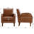 Shondreka Faux Leather Club Chair