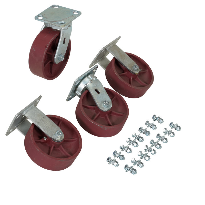Ensemble de roulettes en acier Ductile