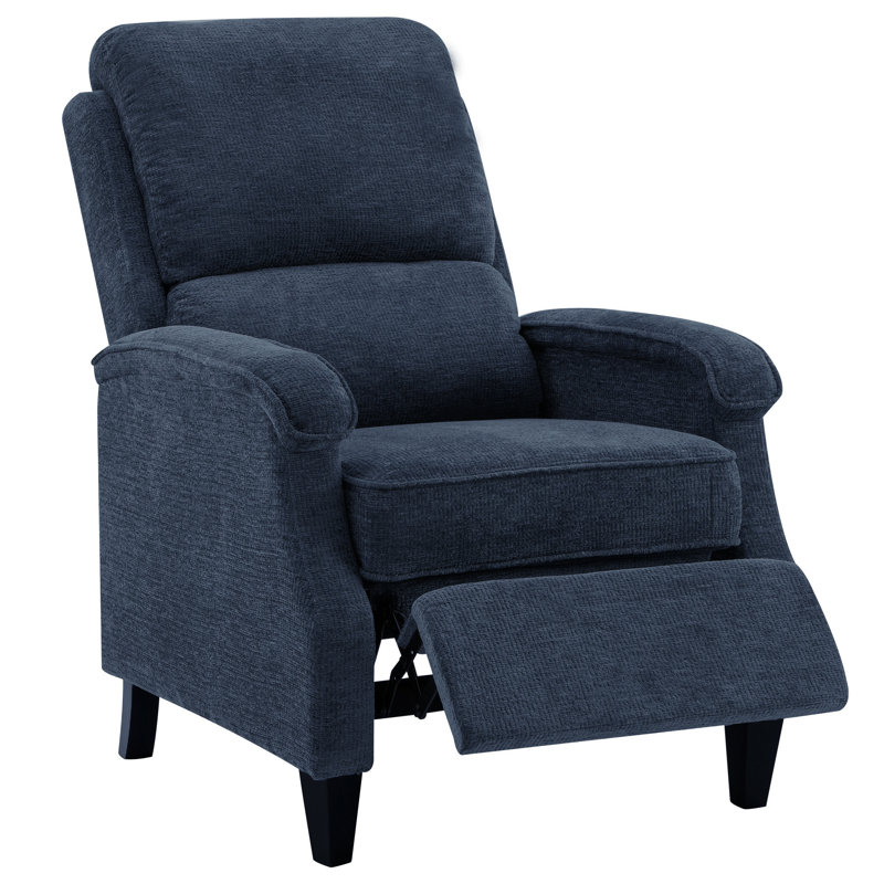 Fauteuil inclinable en tissu Arlan, Bleu