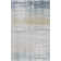 Machine Washable Nash Ivory/Blue Rug