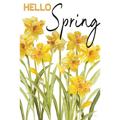 Hello Spring Daffodils - reproduction sur toile tendue
