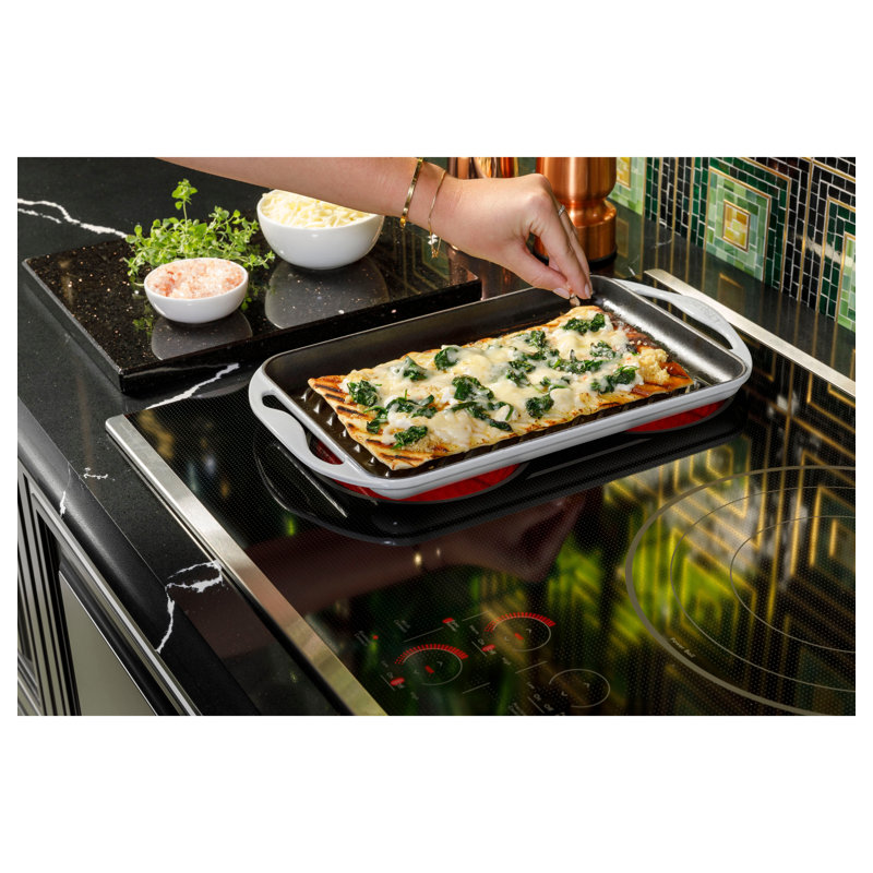 Plaque de cuisson électrique 36,13 po avec 5 éléments, Acier inoxydable