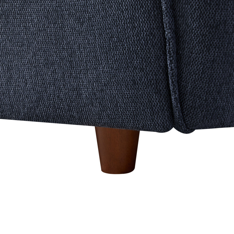 81.2'' Linen Rolled Arm Sofa, Blue