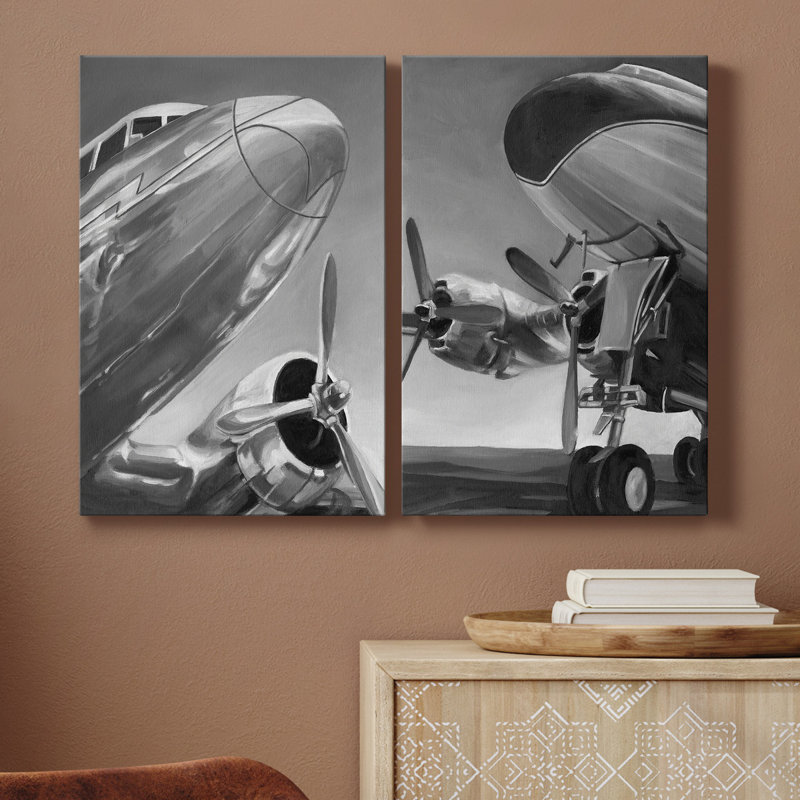 Avion Icon I, toile tendue avec châssis de qualité supérieure - prête à être accrochée, H 36 po x l 48 po x P 1 po