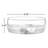Chill Dessert Bowl With Marble Base 20.29 oz