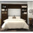 Arlex Storage Murphy Platform Space-Saving Wall Bed, 2 Shelving Units with Drawers-689216812-689216809
