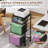 3 Drawer Mobile File Cabinet For Home Office, Rolling Filing Cab...