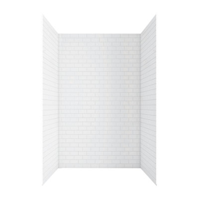 WOODBRIDGE 60" W 96" H 36" D 3-Piece  Shower Wall Panel Surround 