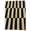 Tapis noir et blanc 3x5 Petrella