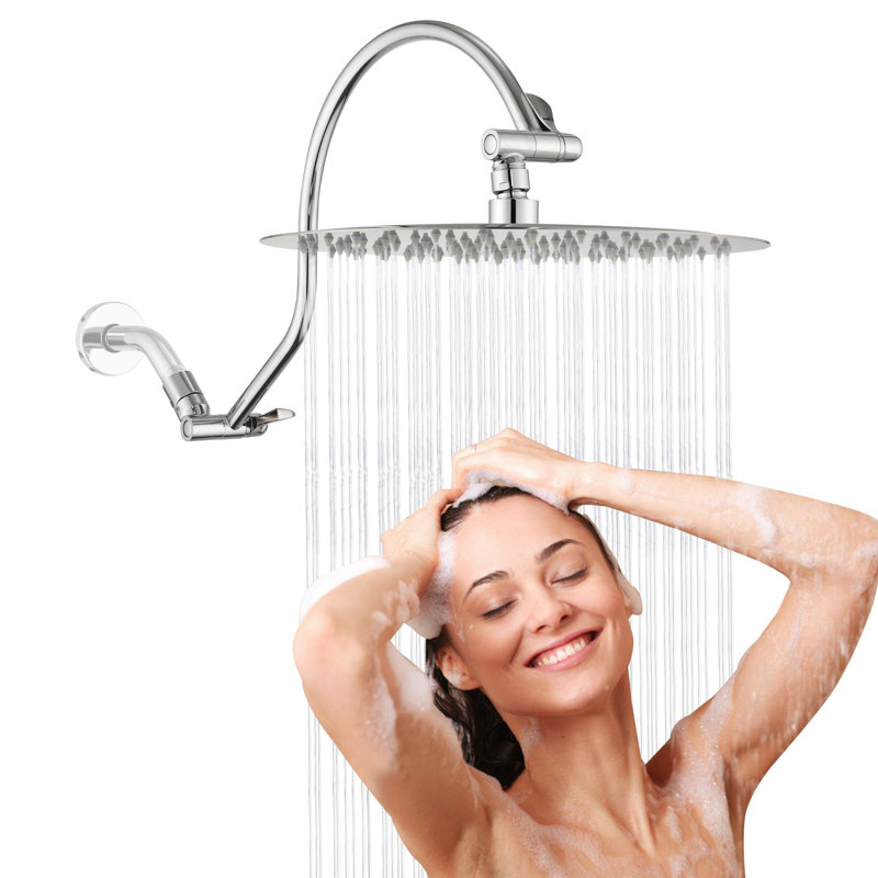 Rain Adjustable Shower Head 1.8 GPM GPM, Chrome