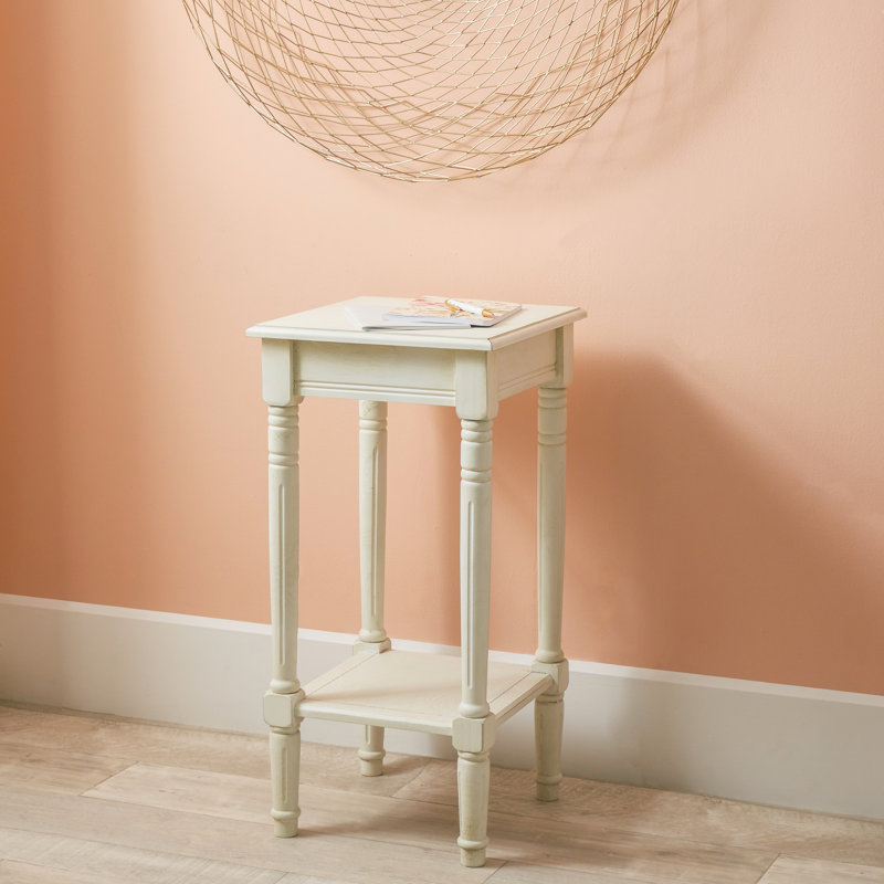 Callum End Table, White