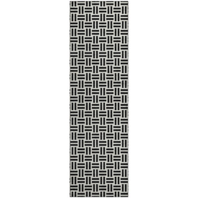 Premium Machine Washable Prisco Black Rug