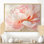 Doux pivoine florale I - art floral encadré rose