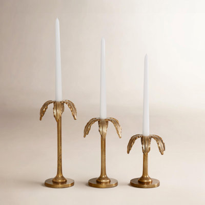Pippin 3-Piece Aluminum Candlestick Set