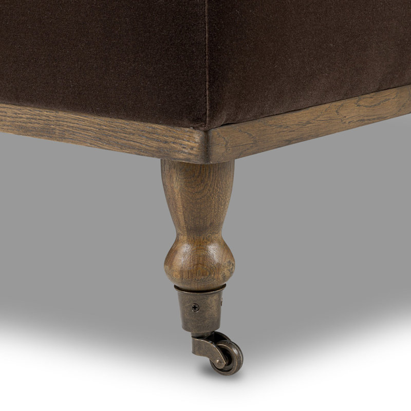Harlin Cocktail Ottoman-Surrey Cocoa