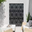 Screen Series Black Plastic Quadra Pattern Screen Set