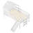 Twin Size Kids House Loft Bed with Slide and Ladder, Playhouse Loft Bed with Window, Star & Moon Roof, LED Lights, No Box Spring Needed,White-288144125-288144124