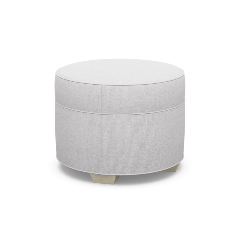 Ottoman Shop Round Ottoman, Sandstone, 7245-70, Polypropylene/Olefin