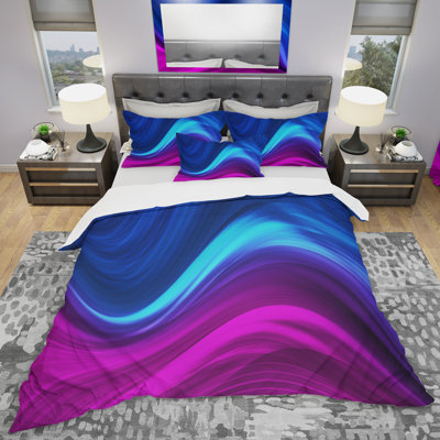 Synchronicity - Abstract Duvet Cover Set - Microfiber Polyester