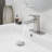 Single Hole Bathroom Faucet With Pop-Up Drain Assembly Single Handle Bathroom Sink Faucets Modern Deck Mount Brass Bathroom Basin Taps With Deck Plate-106884439